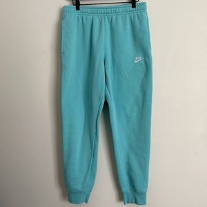 Light Blue Nike Fleece Sweatpants Joggers. Size M
